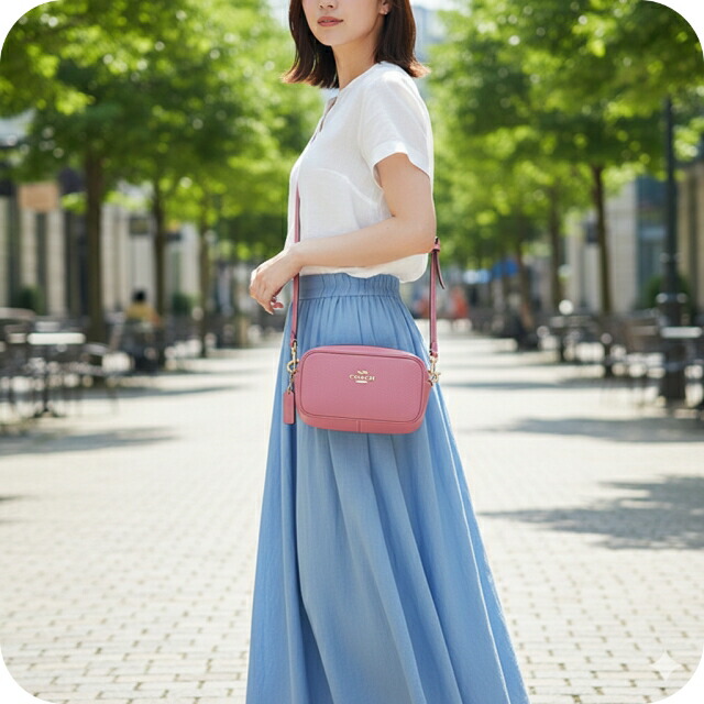 コーチ ショルダーバッグ メッセンジャーバッグ レディース アウトレット ブランド COACH CQ875 IMOUS ピンク 斜めがけ 高級 おしゃれ プレゼント 女性 実用的 かわいい