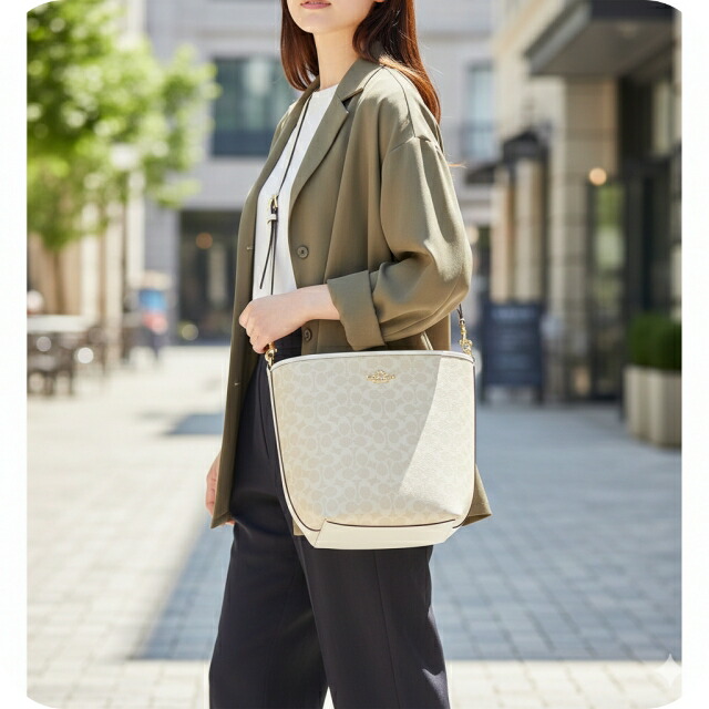 コーチ ハンドバッグ 2way ショルダーバッグ 斜めがけ メンズ レディース アウトレット ブランド COACH レザー CT802 IMXDM ベージュ 軽量 小さめ 手提げ 高級 おしゃれ プレゼント 実用的