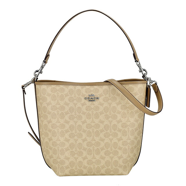 コーチ ハンドバッグ 2way ショルダーバッグ 斜めがけ メンズ レディース アウトレット ブランド COACH レザー CT802 SVPWH サンド/トープ ベージュ 軽量 小さめ 手提げ 高級 おしゃれ プレゼント 実用的
