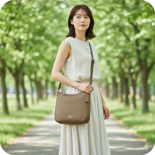 コーチ ショルダーバッグ メッセンジャーバッグ レディース アウトレット ブランド COACH CU960 IMV2R ブラウン 斜めがけ 高級 おしゃれ プレゼント 女性 実用的 かわいい