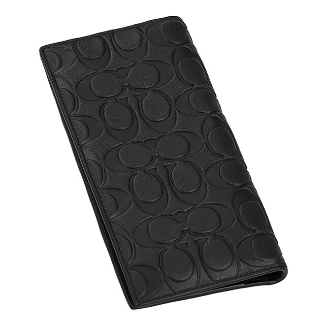 コーチ 長財布 メンズ ブランド COACH レザー CW356 BK BK ブラック ウォレット 高級 おしゃれ プレゼント 実用的