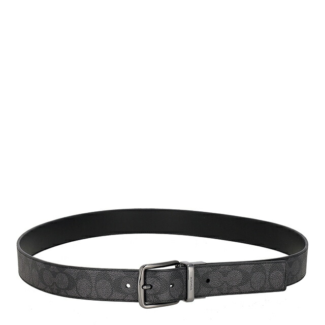 コーチ ベルト メンズ ブランド COACH India CY982 QBMI5 ブラック/チャコール