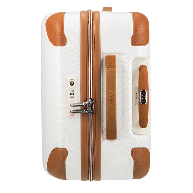 デルセー スーツケース キャリーバッグ メンズ レディース ブランド DELSEY 00167681015 ホワイト／ブラウン