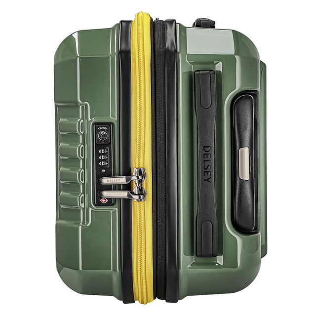 デルセー スーツケース キャリーバッグ メンズ レディース ブランド DELSEY 218180113 ARMY グリーン