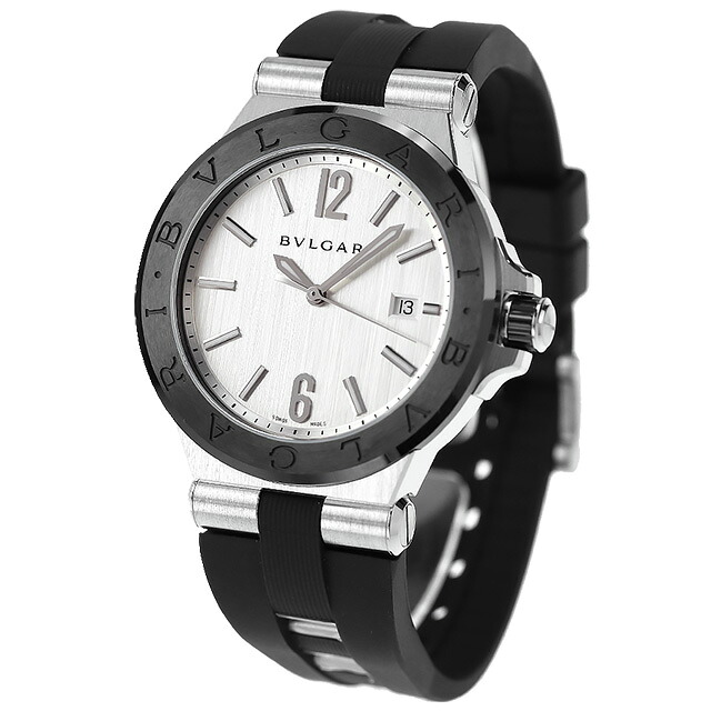 ブルガリ 時計 メンズ BVLGARI ディアゴノ 42mm 自動巻き DG42C6SCVD 腕時計 シルバー 高級 ブランド おしゃれ 防水 プレゼント 男性 実用的