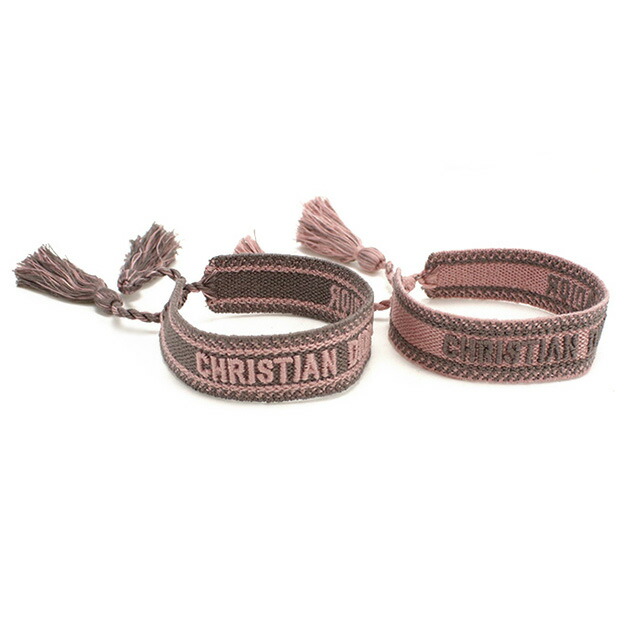 ディオール ブレスレット レディース ブランド Christian Dior イタリア B0961 LIGHT PINK GREY ピンク系 グレー系 アクセサリー