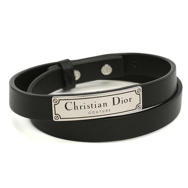 ディオール ブレスレット メンズ ブランド Christian Dior イタリア B1896 ブラック アクセサリー