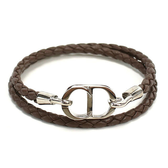 ディオール ブレスレット メンズ Christian Dior ドイツ B1973 ブラウン アクセサリー 選べるモデル 腕輪 ジュエリー ブランド 高級 おしゃれ プレゼント 男性 実用的 かっこいい