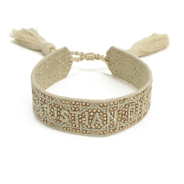 ディオール ブレスレット レディース ブランド Christian Dior イタリア B2055 BEIGE ベージュ系 アクセサリー