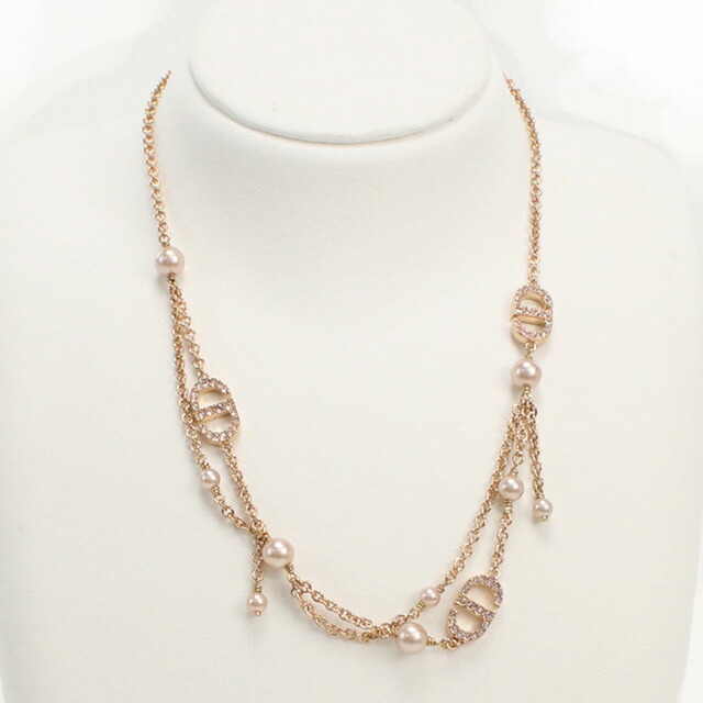 ディオール ネックレス レディース ブランド Christian Dior インド N2701 ゴールド系 アクセサリー