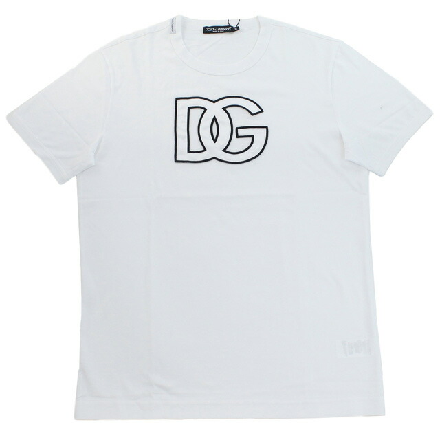 ドルチェ&ガッバーナ Tシャツ メンズ ブランド DOLCE&GABBANA コットン100% イタリア G8PL5Z ホワイト系 ファッション 選べるモデル プレゼント 実用的