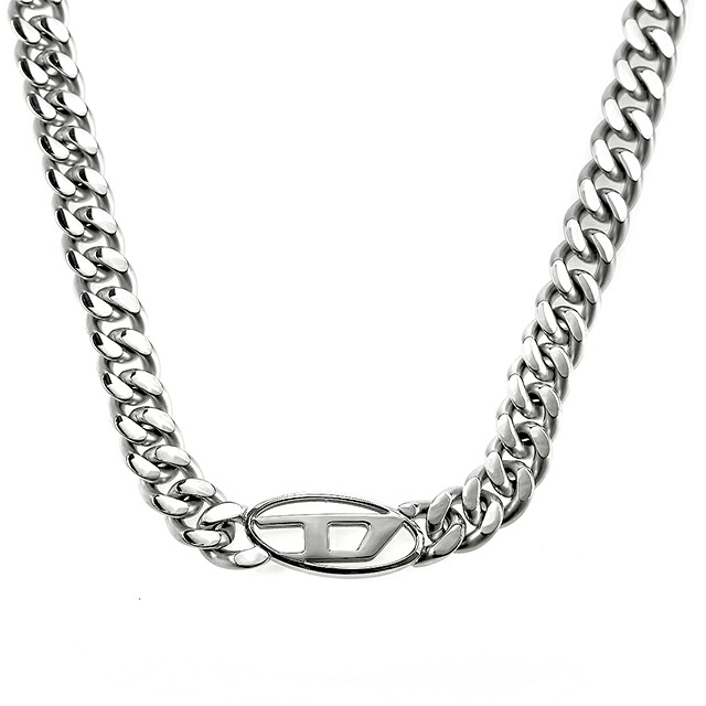 ディーゼル ネックレス ペンダント メンズ レディース DIESEL ステンレススチール DX1433040 シルバー アクセサリー ジュエリー ブランド 高級 おしゃれ プレゼント 実用的 ペア