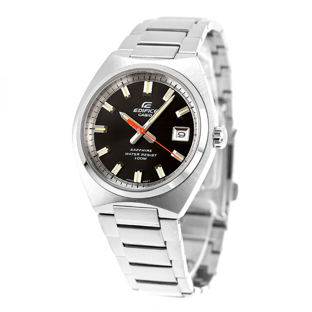 エディフィス EDIFICE クォーツ 電池式 B-109D-1AV 海外モデル メンズ 腕時計 ブランド カシオ casio アナログ ブラック 黒 おしゃれ 防水 文字盤 大きい プレゼント 男性 実用的