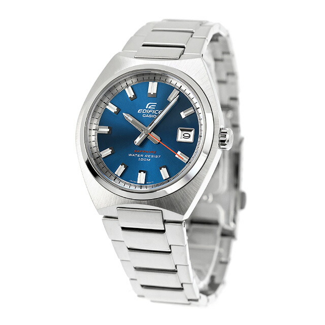 エディフィス EDIFICE クォーツ 電池式 B-109D-2AV 海外モデル メンズ 腕時計 ブランド カシオ casio アナログ ブルー おしゃれ 防水 文字盤 大きい プレゼント 男性 実用的