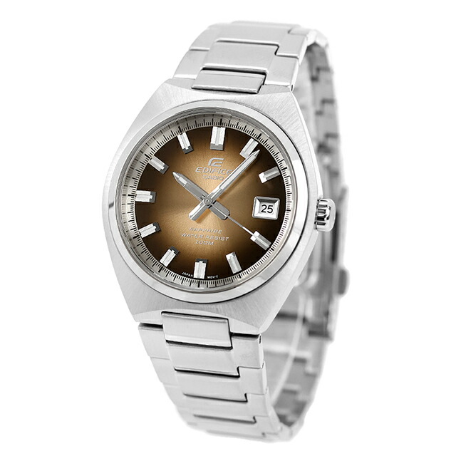 エディフィス EDIFICE クォーツ 電池式 B-109D-5AV 海外モデル メンズ 腕時計 ブランド カシオ casio アナログ ブラウングラデーション おしゃれ 防水 文字盤 大きい プレゼント 男性 実用的
