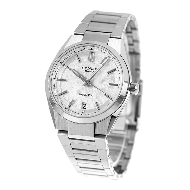 エディフィス EDIFICE 自動巻き K-100D-7A 海外モデル メンズ 腕時計 ブランド カシオ casio アナログ シルバー おしゃれ 防水 文字盤 大きい プレゼント 男性 実用的