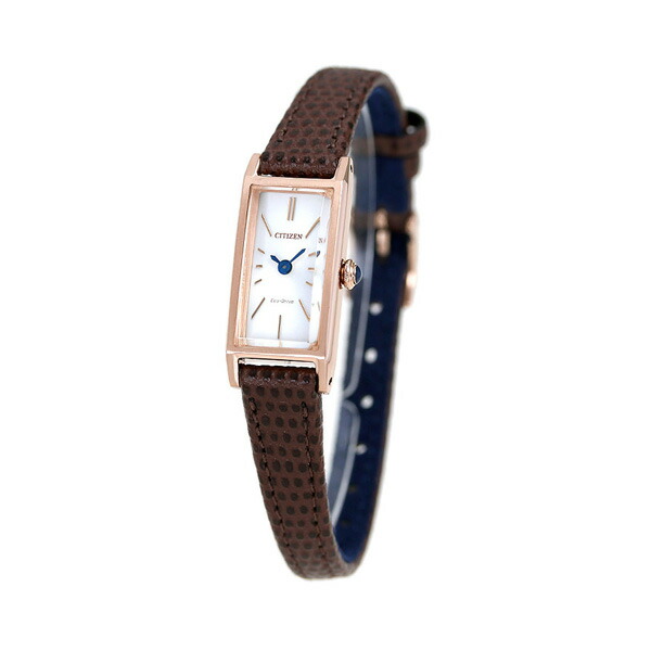 シチズン キー エコドライブ EG7044-06A 腕時計 レディース シルバー ブラウン CITIZEN Kii ブランド おしゃれ 防水 軽い 華奢 かわいい プレゼント 女性 実用的