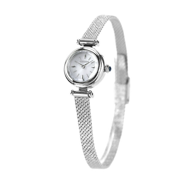 シチズン キー ソーラー エコドライブ レディース 腕時計 EG7080-53A CITIZEN Kii シルバー ブランド おしゃれ 防水 軽い 華奢 かわいい プレゼント 女性 実用的