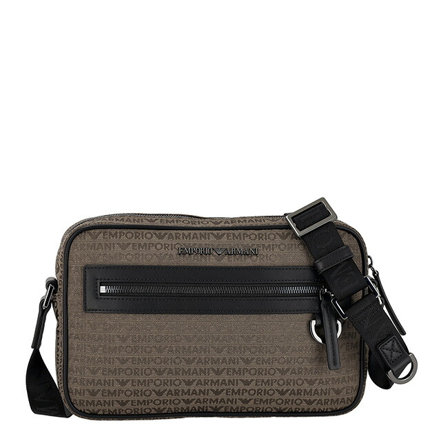 エンポリオ・アルマーニ ショルダーバッグ メンズ EMPORIO ARMANI EM001210-AF13823 ブラウン 斜めがけ ブランド 高級 おしゃれ プレゼント 男性 実用的 かっこいい