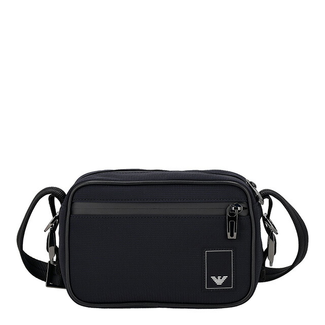 エンポリオ・アルマーニ ショルダーバッグ メンズ EMPORIO ARMANI テックケース EM001220-AF13841 ネイビーブルー 斜めがけ ブランド 高級 おしゃれ プレゼント 男性 実用的 かっこいい