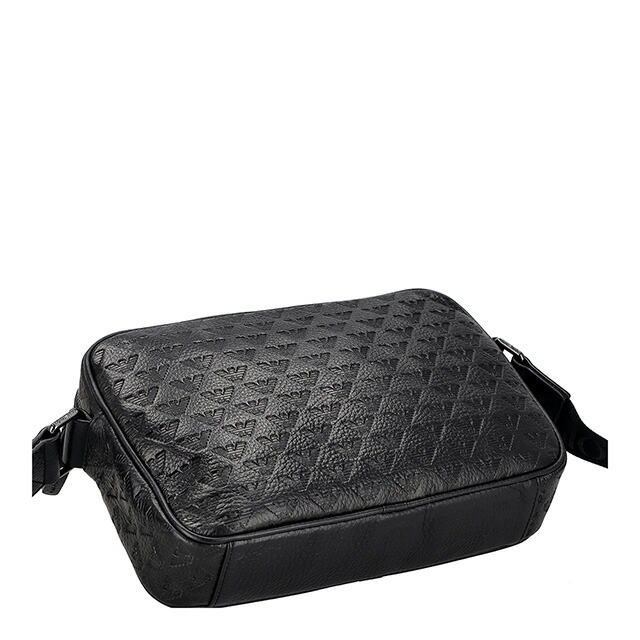 エンポリオ・アルマーニ ショルダーバッグ メンズ ブランド EMPORIO ARMANI EM001682-AF14774 UC001 ブラック 斜めがけ ブランド 高級 おしゃれ プレゼント 男性 実用的 かっこいい