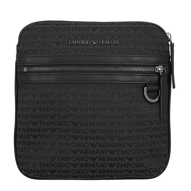 エンポリオ・アルマーニ ショルダーバッグ メンズ EMPORIO ARMANI EM001780-AF13823 ブラック 斜めがけ ブランド 高級 おしゃれ プレゼント 男性 実用的 かっこいい