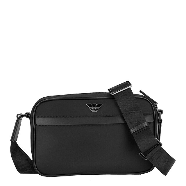 エンポリオ・アルマーニ ショルダーバッグ メンズ EMPORIO ARMANI EM001803-AF13454 ブラック 斜めがけ ブランド 高級 おしゃれ プレゼント 男性 実用的 かっこいい