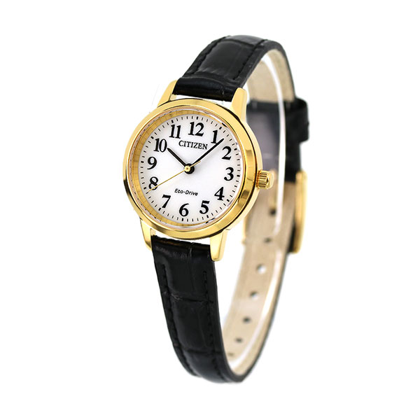 シチズン コレクション エコドライブ ソーラー レディース 腕時計 EM0932-10A CITIZEN ホワイト ブラック ブランド おしゃれ 防水 プレゼント 女性 実用的