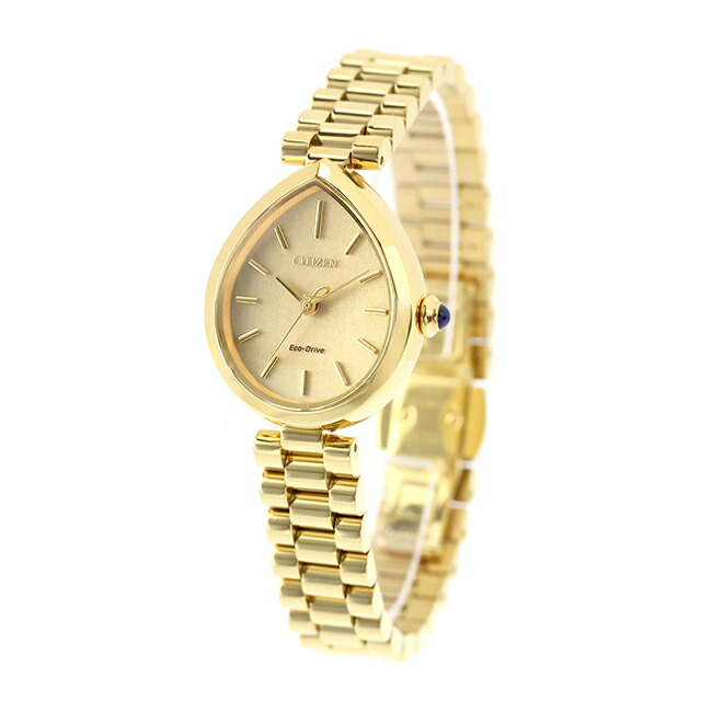 シチズン エル RAINELL Collection エコドライブ 腕時計 ブランド レディース ソーラー CITIZEN L EM1202-50P アナログ ゴールド おしゃれ 防水 軽い 華奢 かわいい プレゼント 女性 実用的