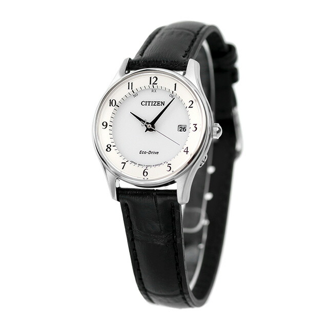 シチズン コレクション エコドライブ 電波 日本製 カレンダー 薄型 革ベルト ES0000-10A CITIZEN レディース 腕時計 ソーラー電波腕時計 ソーラー電波時計 時計 ブランド おしゃれ 防水 プレゼント 女性 実用的