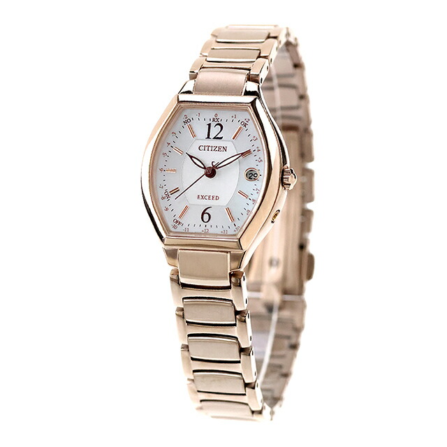 シチズン エクシード サクラピンク（R） エコドライブ電波 ES9344-54W CITIZEN 腕時計 ソーラー電波腕時計 ソーラー電波時計 チタン 時計 高級 ブランド おしゃれ 防水 軽い 華奢 かわいい プレゼント 女性 実用的