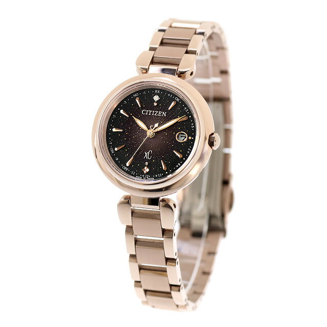 シチズン クロスシー KIZASHI Collection Titania Happy Flight mizu collection エコ・ドライブ電波 腕時計 ブランド レディース チタン 数量限定 ダイヤモンド 電波ソーラー CITIZEN xC ES9467-97E 日本製 おしゃれ 防水 軽い 華奢 かわいい プレゼント 女性 実用的