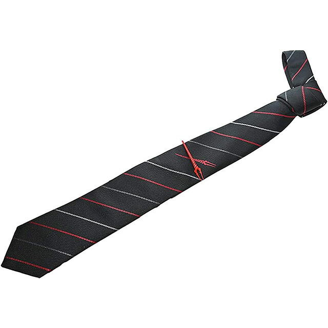 SWANK×EVANGELION スワンク ネクタイピン エヴァ コラボ ブランド ヱヴァンゲリヲン タイバー×ネクタイセット ロンギヌスの槍 タイピン EVA-2021-TIE01 レッド メンズ アクセサリー 誕生日 ギフト プレゼント 実用的