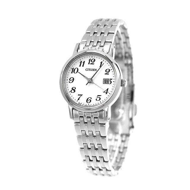 シチズン コレクション ソーラー レディース 腕時計 EW1580-50B CITIZEN ホワイト 時計 ブランド おしゃれ 防水 プレゼント 女性 実用的
