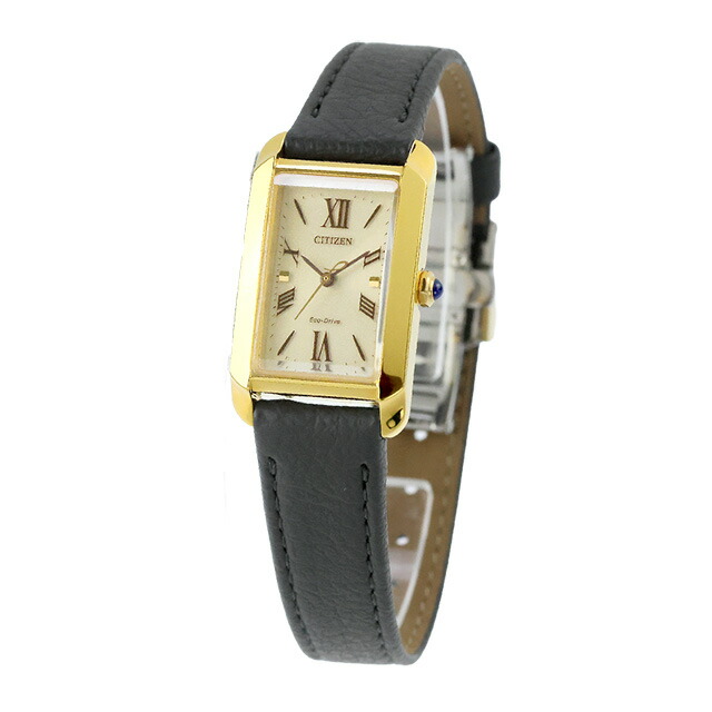 シチズン エル エコドライブ 腕時計 ブランド レディース ソーラー CITIZEN L EW5622-09P アナログ ゴールド グレー おしゃれ 防水 軽い 華奢 かわいい プレゼント 女性 実用的