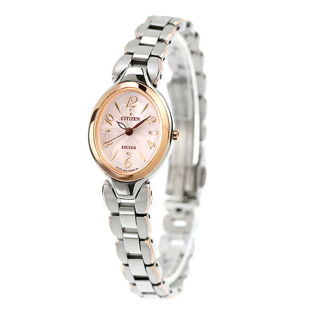 シチズン エクシード エコドライブ EX2044-54W 腕時計 ピンクゴールドコンビ CITIZEN EXCEED 高級 ブランド おしゃれ 防水 軽い 華奢 かわいい プレゼント 女性 実用的