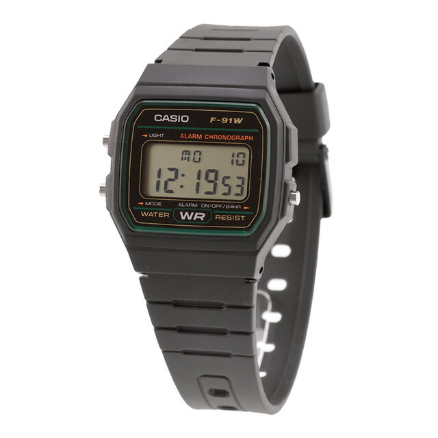 カシオ チープカシオ CASIO クォーツ 電池式 F-91W-3 スタンダード 海外モデル ユニセックス チプカシ 腕時計 ブランド カシオ casio デジタル ブラック 黒 おしゃれ 防水 かわいい プレゼント 実用的 学生 受験生 受験用 試験用 受験対応