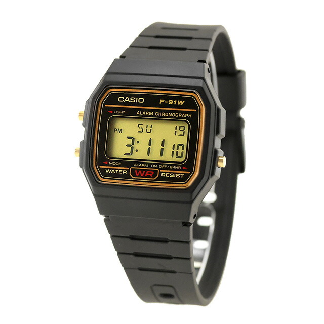 カシオ チープカシオ CASIO STANDARD クォーツ 電池式 F-91WG-9Q WEB限定 ユニセックス チプカシ メンズ レディース 腕時計 ブランド カシオ casio デジタル イエロー ブラック 黒 おしゃれ 防水 かわいい プレゼント 実用的
