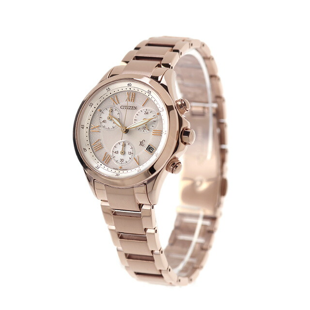 シチズン クロスシー basic collection 光発電エコドライブ 腕時計 ブランド レディース クロノグラフ ソーラー CITIZEN xC FB1405-58A アナログ 日本製 おしゃれ 防水 軽い 華奢 かわいい プレゼント 女性 実用的