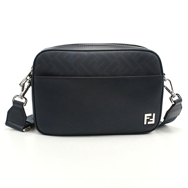 フェンディ 斜め掛け ショルダーバッグ メンズ ブランド FENDI 7M0286 ネイビー