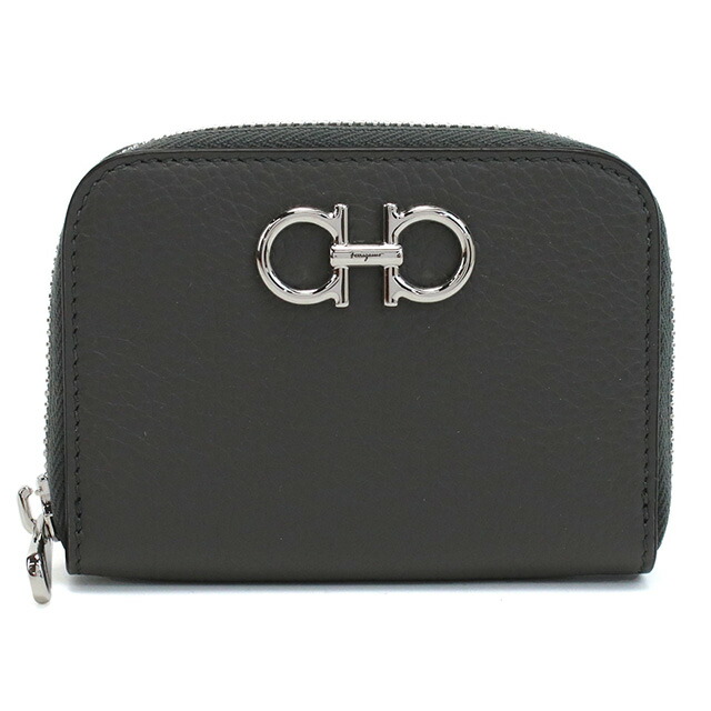 フェラガモ 小銭入れ レディース ブランド FERRAGAMO 22-0406 グレー 財布