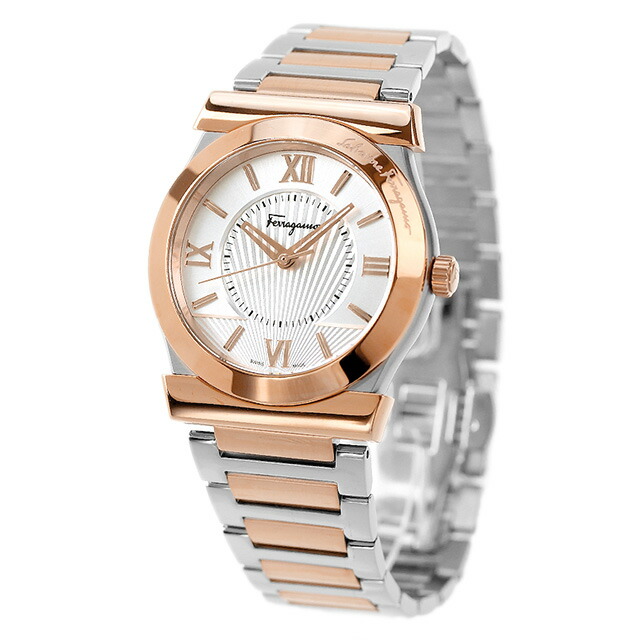 フェラガモ ヴェガ ジェント 37mm スイス製 メンズ 腕時計 FI0890016 Ferragamo シルバー 時計 高級 ブランド おしゃれ 防水 プレゼント 男性 実用的