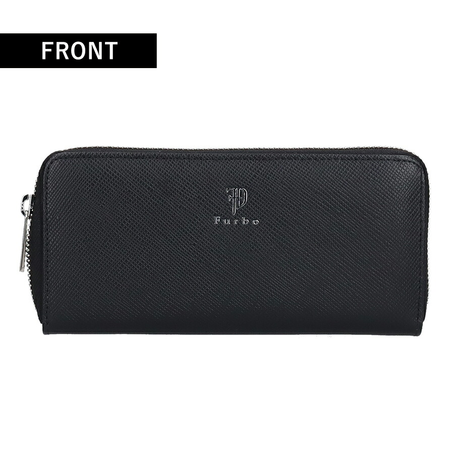 フルボ 長財布 メンズ レディース ブランド Furbo 革 レザーウォレット 小銭入れあり FRB150 ブラック 財布 ウォレット 高級 おしゃれ プレゼント 実用的