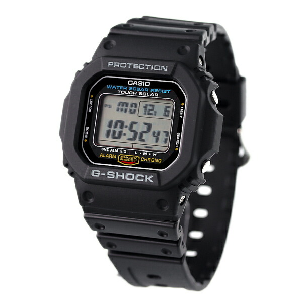 gショック ジーショック G-SHOCK G-5600 ワールドタイム ソーラー G-5600UE-1DR ブラック 黒 CASIO カシオ 腕時計 メンズ ブランド おしゃれ 防水 軽い プレゼント 男性 実用的