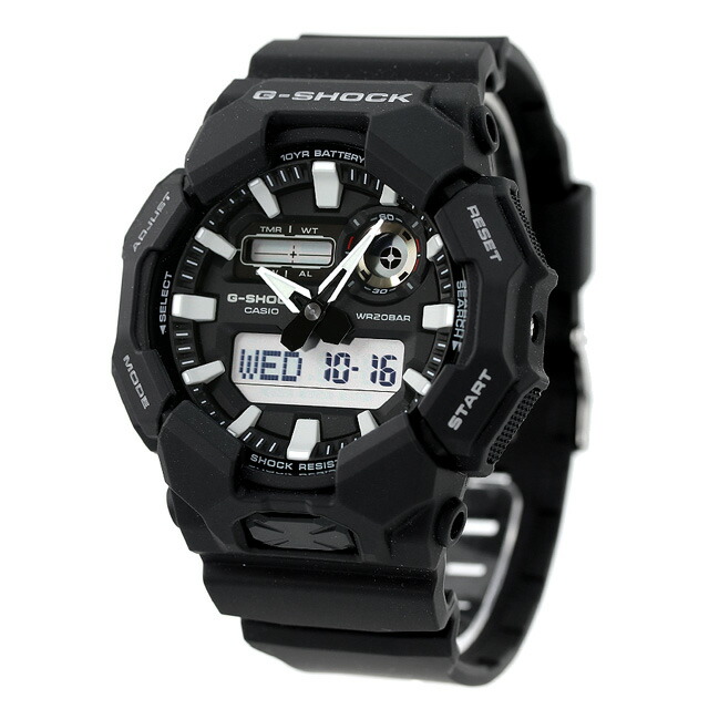 gショック ジーショック G-SHOCK クォーツ 電池式 GA-010-1A アナログデジタル GA-010シリーズ メンズ 腕時計 カシオ casio アナデジ ブラック 黒 ブランド おしゃれ 防水 軽い プレゼント 男性 実用的