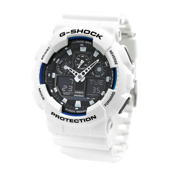 gショック ジーショック G-SHOCK GA-100B-7ADR コンビネーションモデル ブラック 黒 ホワイト 白 CASIO カシオ 腕時計 メンズ ブランド おしゃれ 防水 軽い プレゼント 男性 実用的
