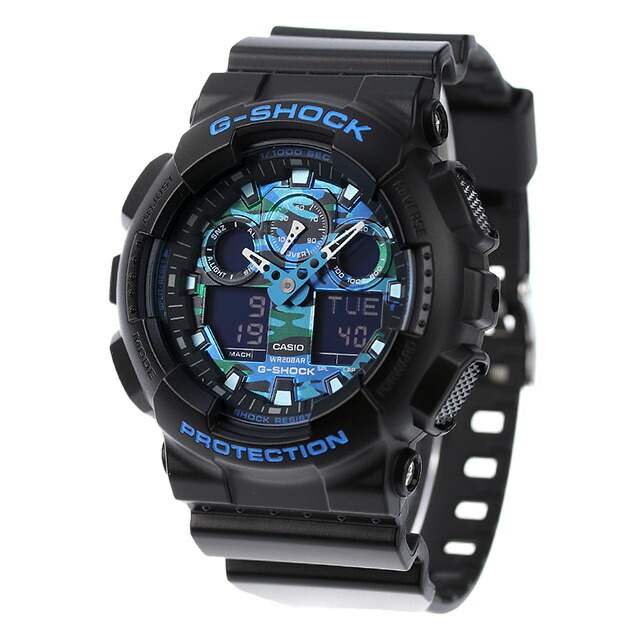 gショック ジーショック G-SHOCK GA-100CB-1ADR ブルー ブラック 黒 CASIO カシオ 腕時計 メンズ ブランド おしゃれ 防水 軽い プレゼント 男性 実用的