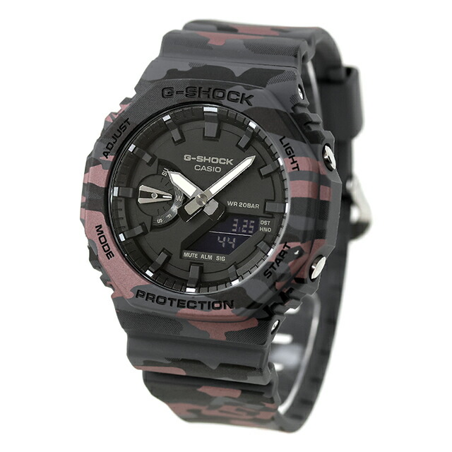 gショック ジーショック 2100 G-SHOCK ANALOG-DIGITAL 2100 Series クォーツ 電池式 GA-2100CM-8A メンズ 腕時計 ブランド カシオ casio アナデジ ブラック グレーカモフラージュ 黒 おしゃれ 防水 プレゼント 男性 実用的