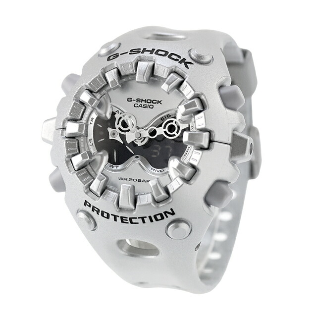 gショック ジーショック G-SHOCK ANALOG-DIGITAL クォーツ 電池式 GA-V01A-8A メンズ 腕時計 ブランド カシオ casio アナデジ シルバー おしゃれ 防水 軽い プレゼント 男性 実用的