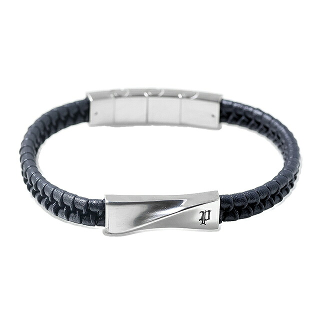 ポリス ブレスレット メンズ ブランド POLICE コントルト CONTORTO GB0081706 ネイビー シルバー アクセサリー 腕輪 ジュエリー ブランド 高級 おしゃれ プレゼント 男性 実用的 かっこいい